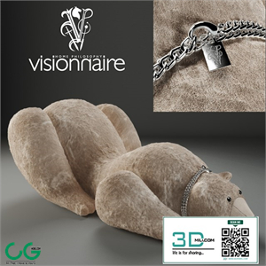 visionnaire Dubhe BEAR CHAISE-LONGUE